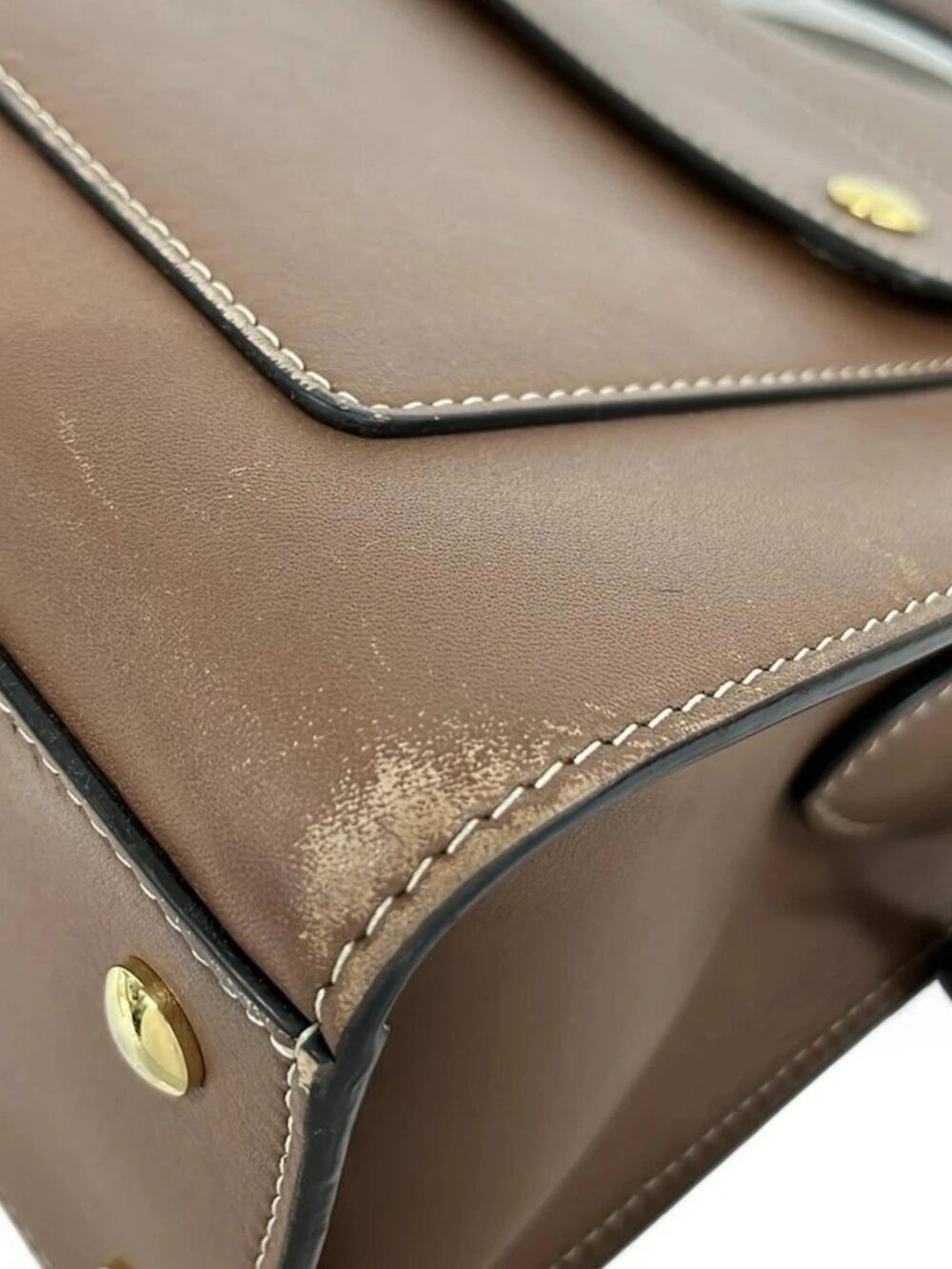 BURBERRY LONDON ENGLAND Small Pocket Tote 8036745 Brown Leather - Handbag - Picture 6 of 13